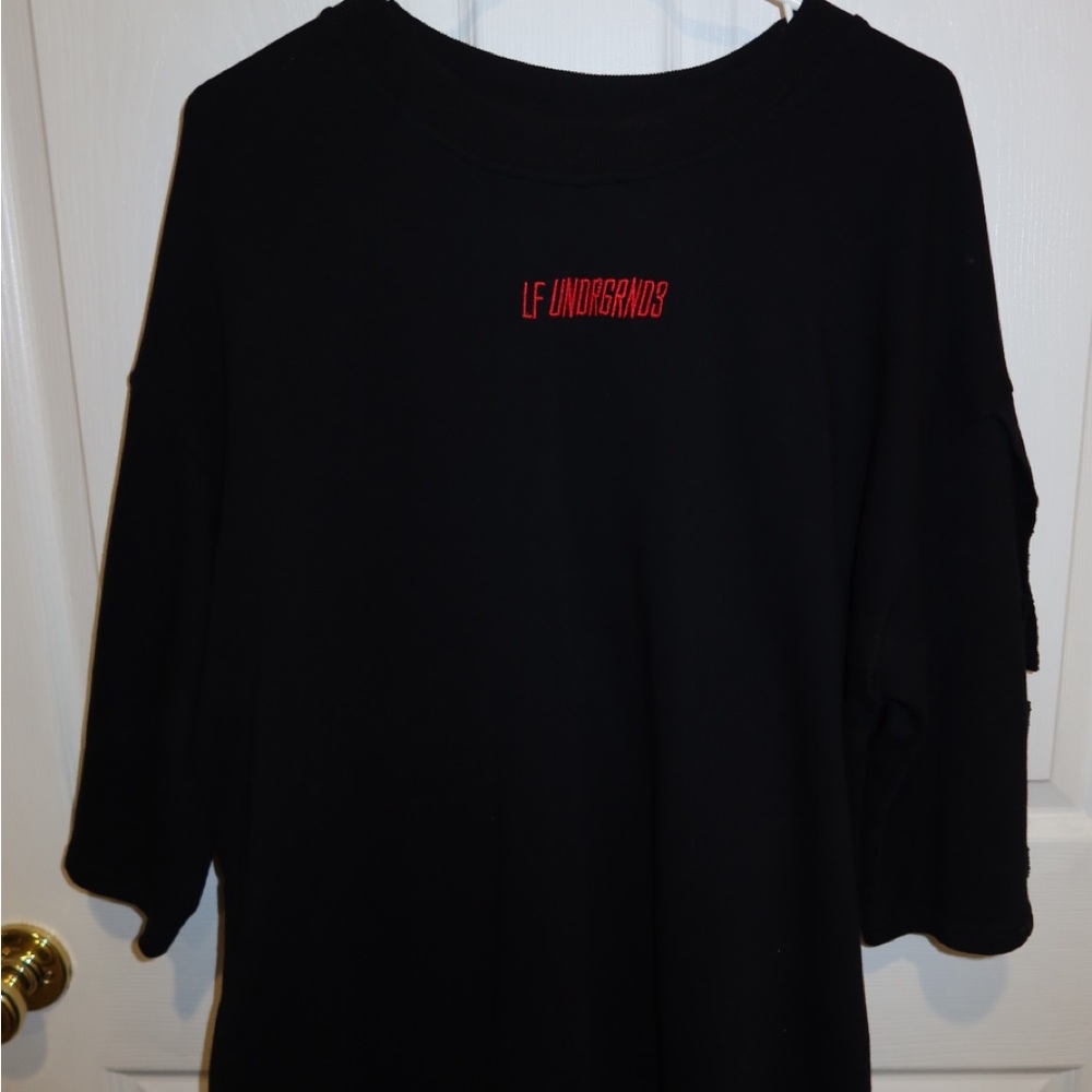 LF Black Tee with Red Logo
